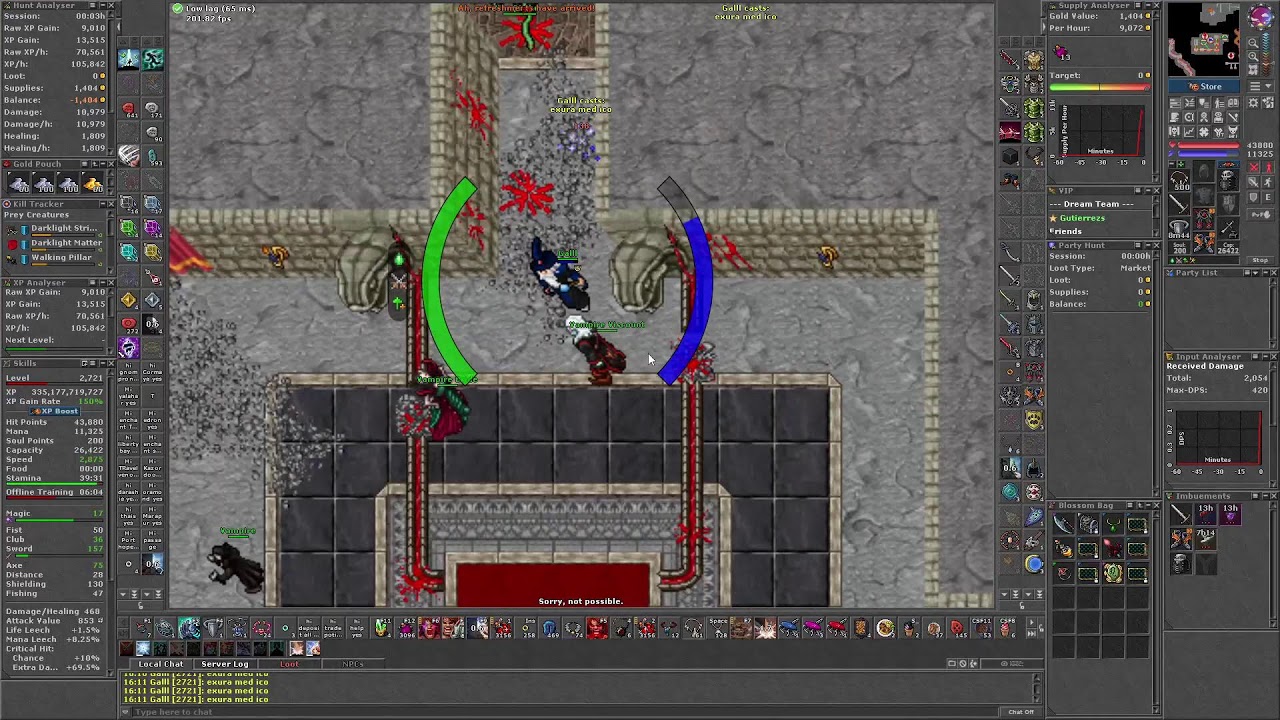 Tibia - Ek 2700 Top Ek Global - Bom Dia Amigões!!!! Essencias Hoje
