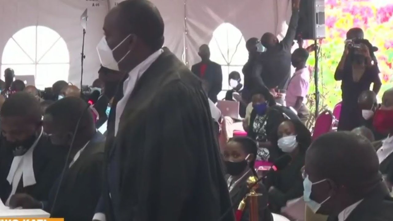 HAPPENING NOW: ELECTION PETITION, PRE-HEARING. BOBIWINE VS MUSEVENI