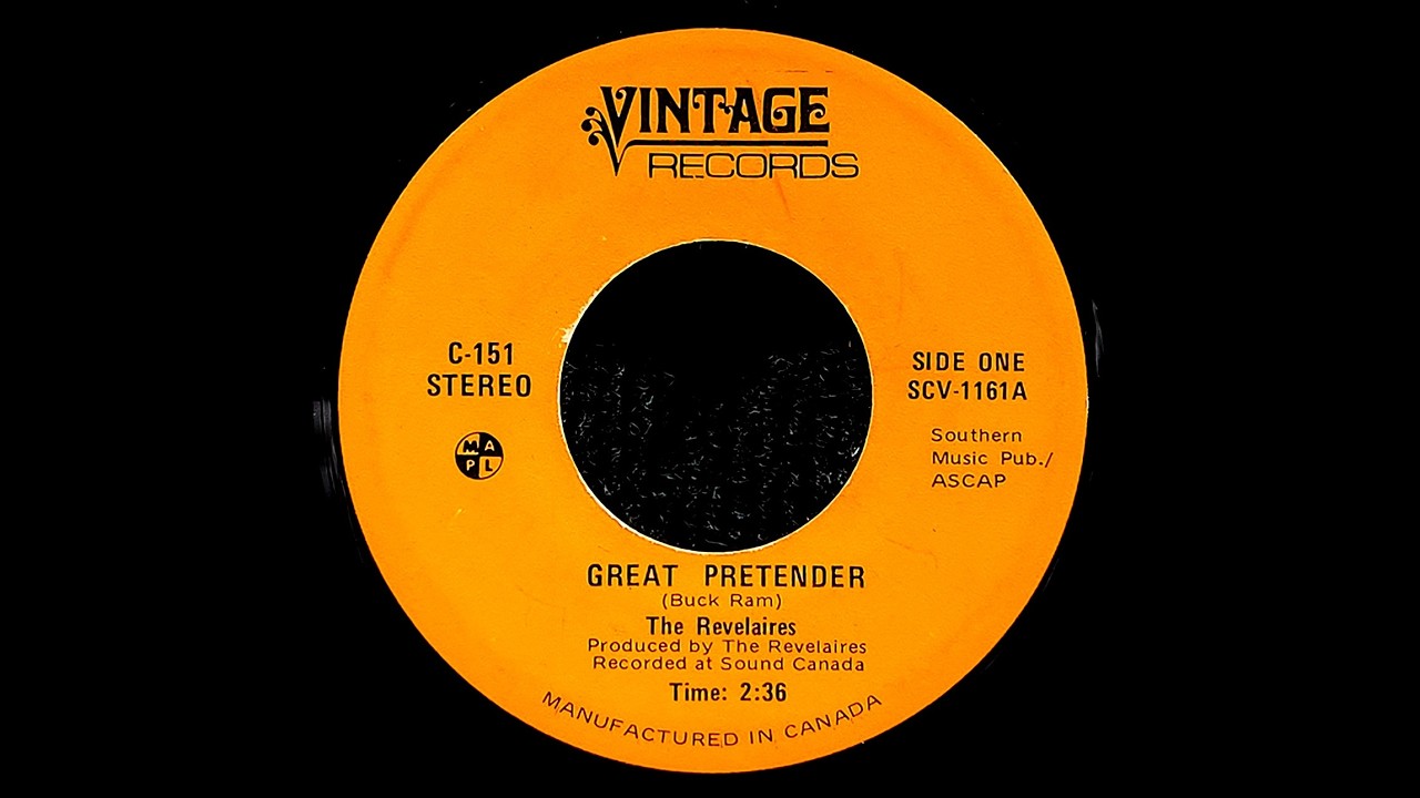 The Revelaires - Great Pretender/Cab Driver (1973)