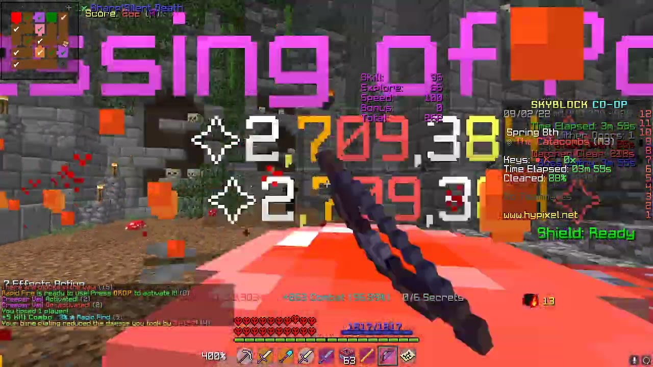 semi skill issue solo m3 (Hypixel Skyblock)