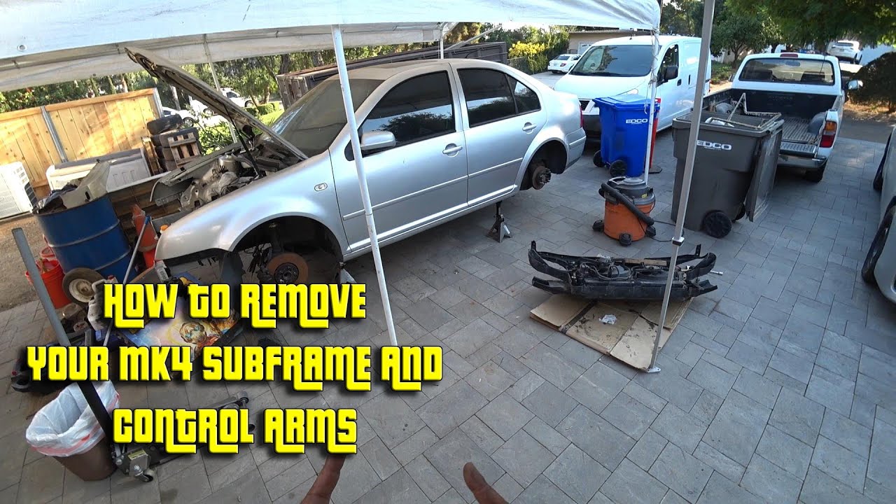 How to remove mk4 subframe and control arms S7EP12