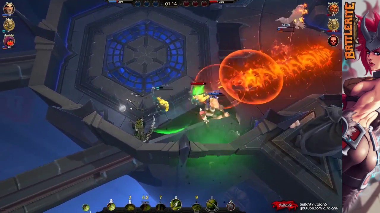 Battlerite - EP01 - Croak MVP of the Round Gameplay