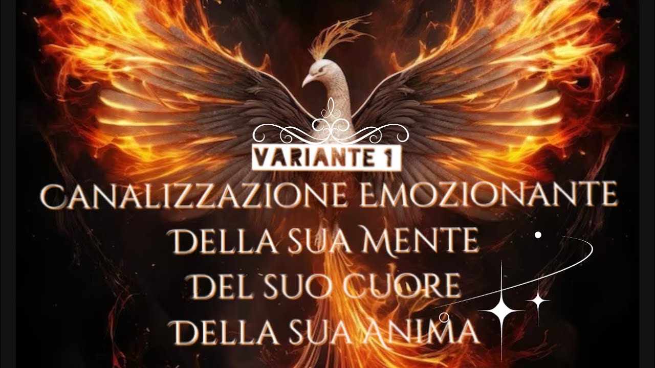 CANALIZZAZIONE DEL SUO PENSIERO💫💥❤️‍🔥🔥TI PARLA LA SUA ANIMA‼️FENICE ROSSA 🌟