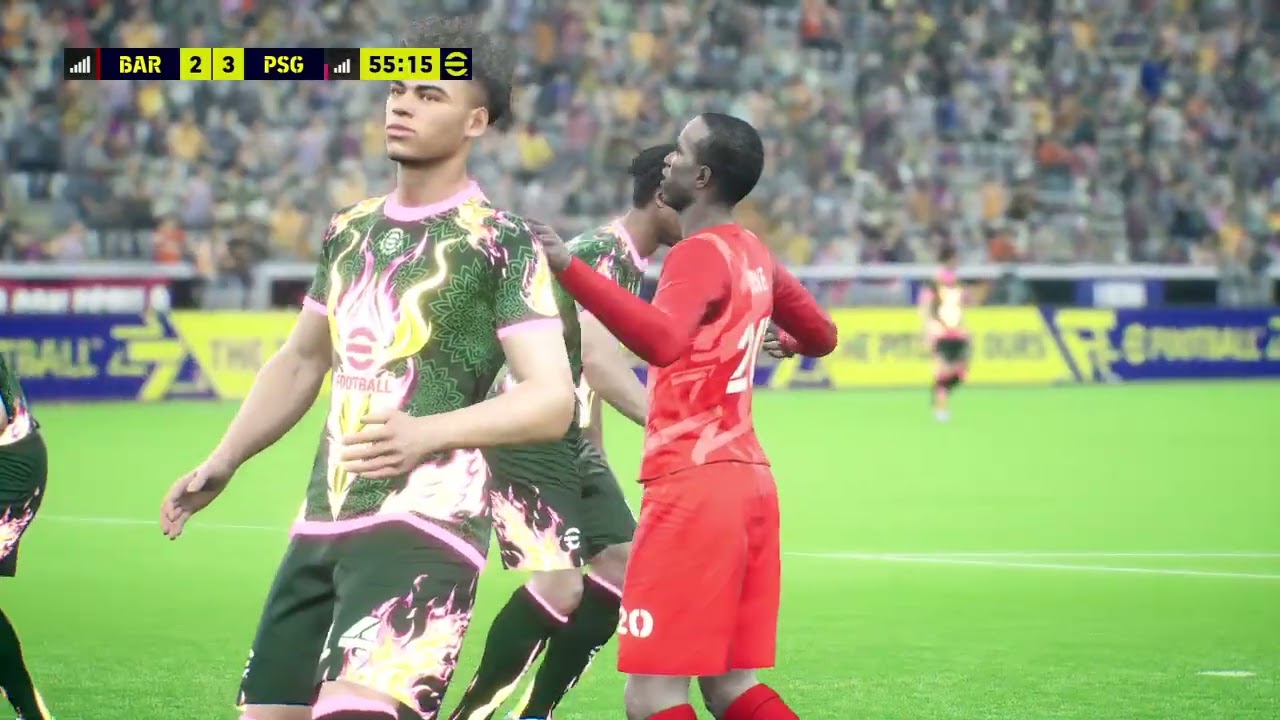 eFootball un match dure mais gagner grace a vítor Baía