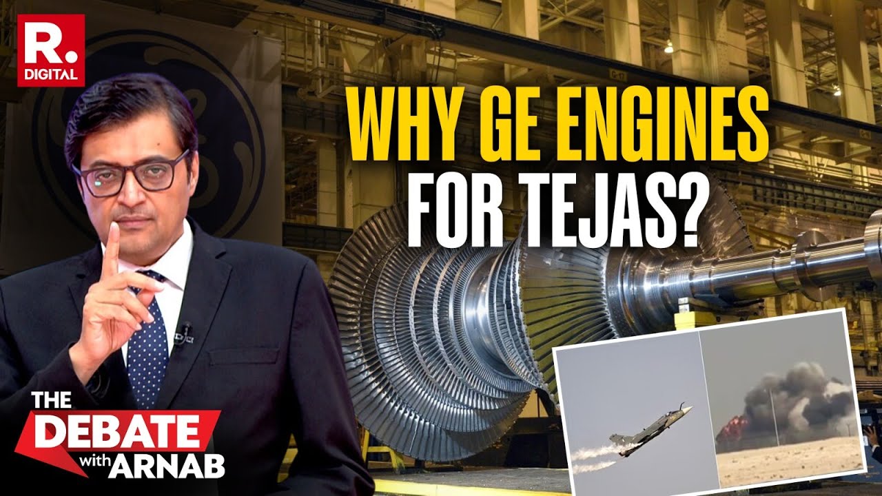 Tejas Crash: Why An American Company Give Its Engines To Build An Indian Plane Around It? Asks Arnab