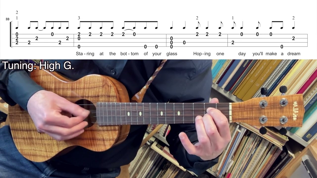 Let Her Go - Passenger (Ukulele fingerstyle tutorial)