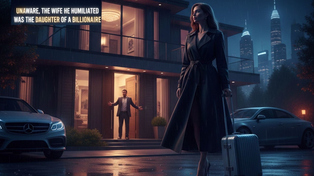 Unaware The Wife He Humiliated Was The Daughter Of A Billionaire, He Threw Her Out Of The House