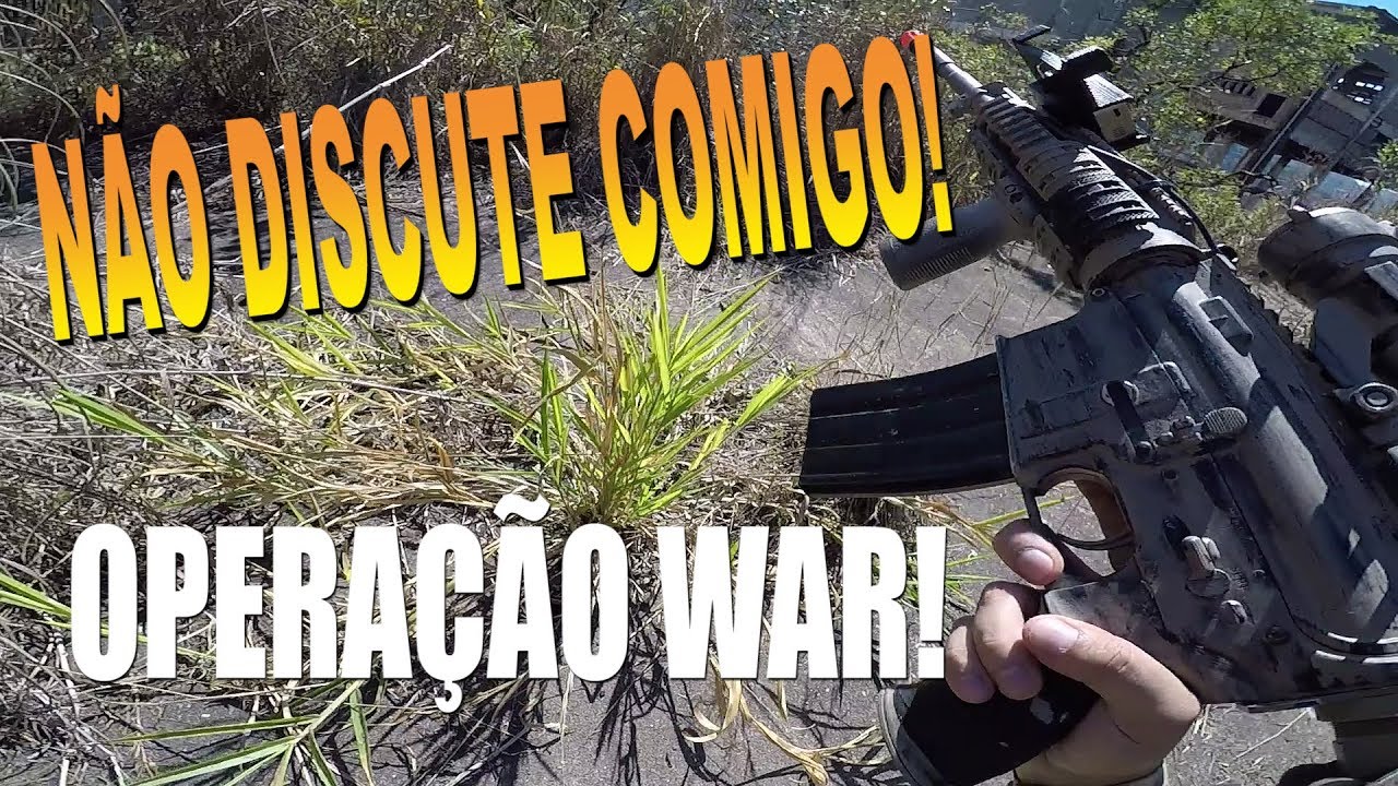 OPERAÇÃO WAR- Inimigo querendo discutir comigo e flanqueando os snipers!