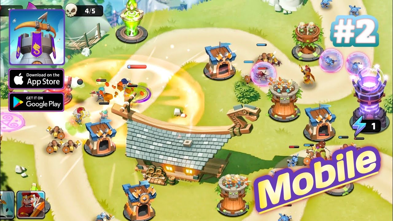 Castle Creeps TD Part 2 Gameplay (Android&iOS)