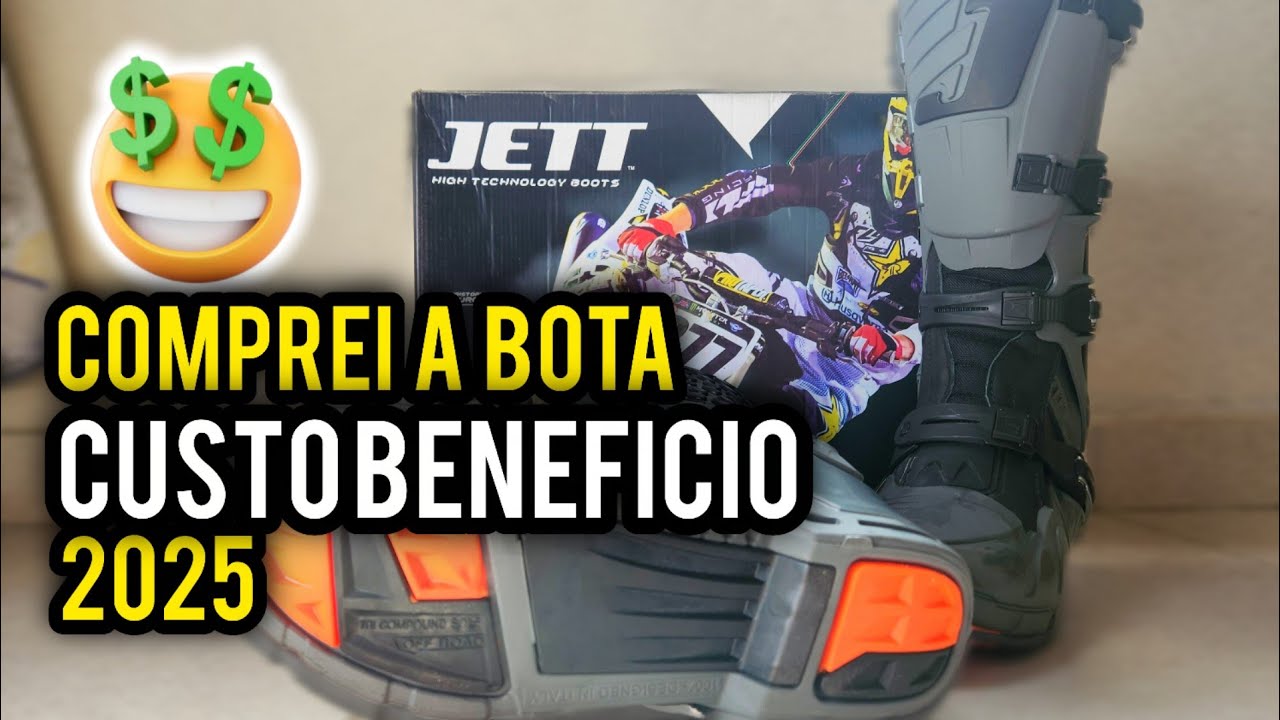 JETT - COMPREI A BOTA MAIS CUSTO BENEFÍCIO DO MERCADO ATUALMENTE 2025.