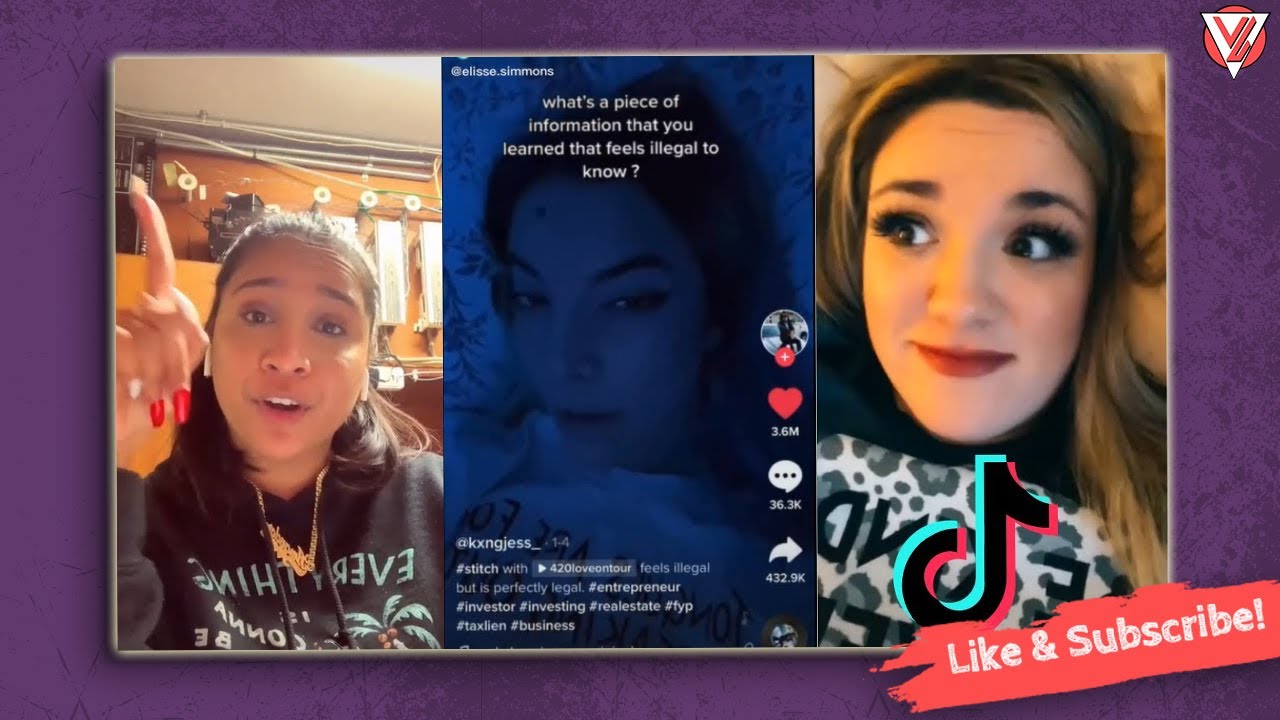 What's a piece of information you learned that feels illegal to know ? TIK TOK TREND!