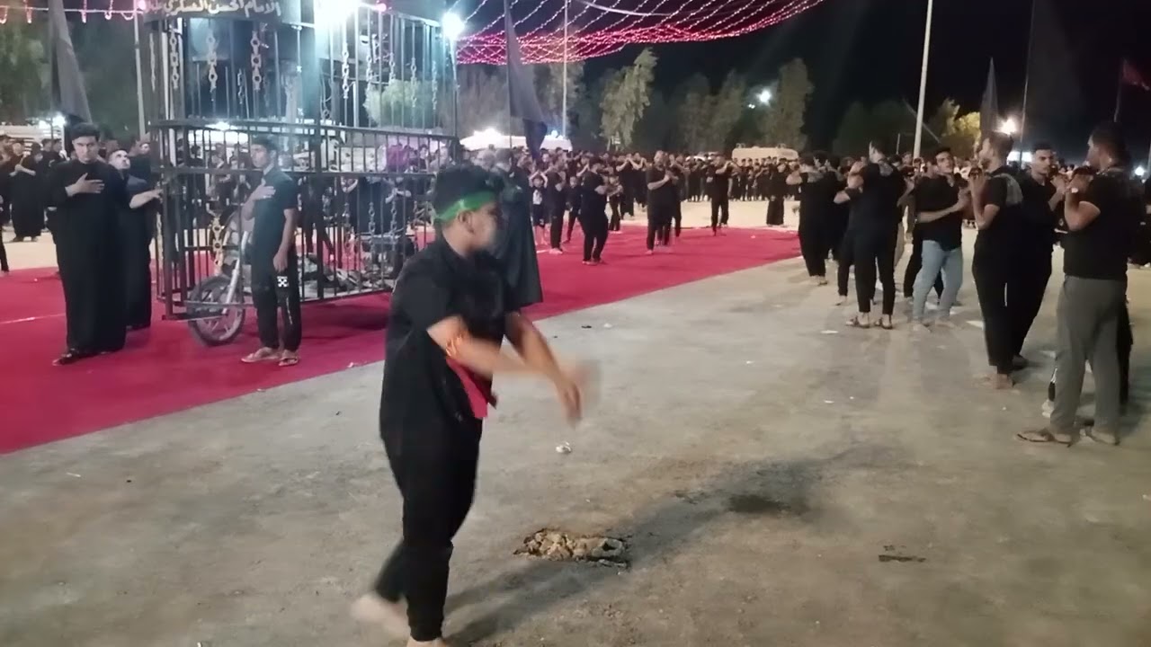 موكب الامام الحسن العسكري عليه السلام.عشيرة البوهويدي.في مقام سبايا الحسين(ع / خسيف)يوم٢٥محرم ١٤٤٧هج