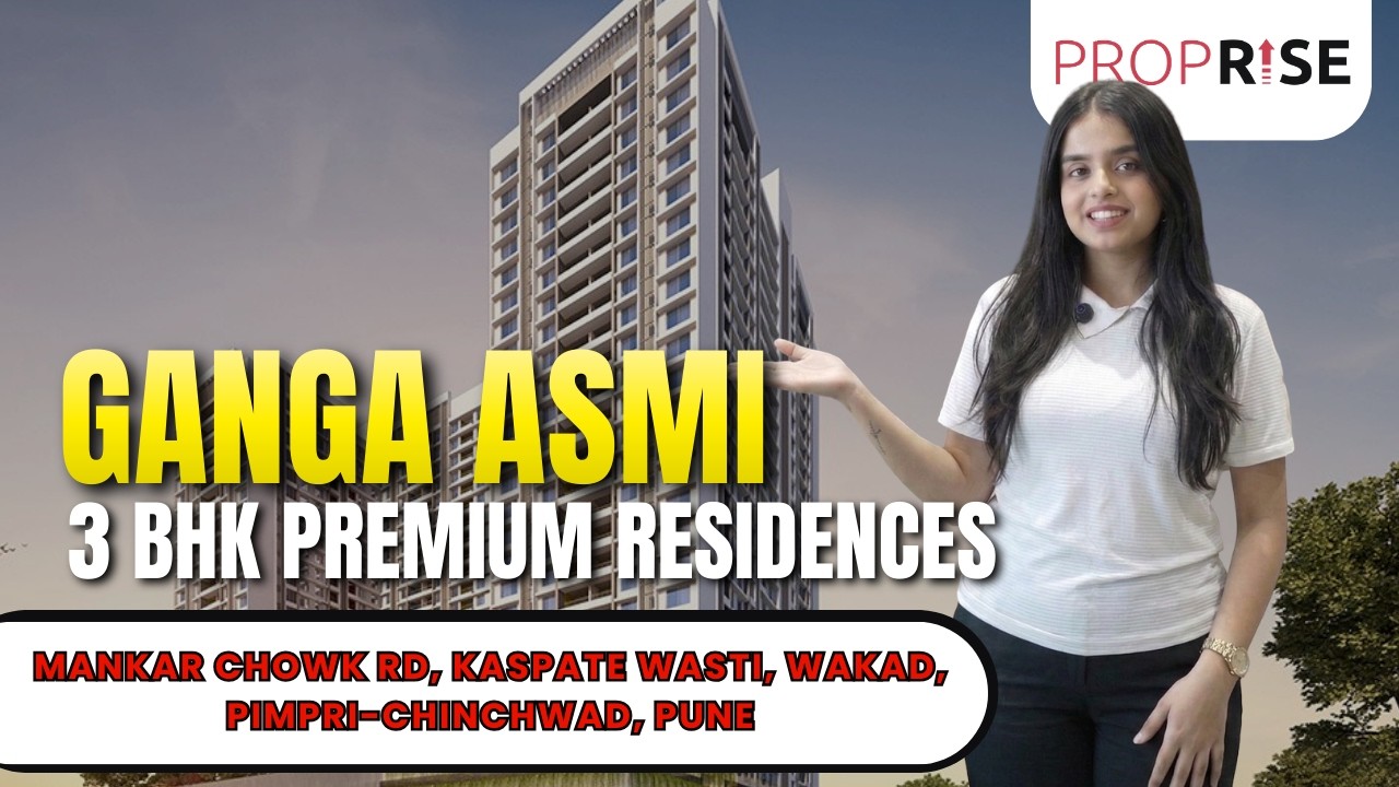 Ganga Asmi will be constructed on 7 Acres, 3 Towers, G+6P+28 3 BHK premium residences.
