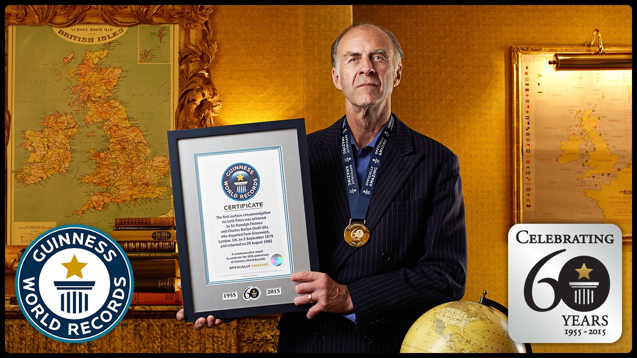 Highest Mountain - Sir Ranulph Fiennes OBE - Guinness World Records 60th Anniversary