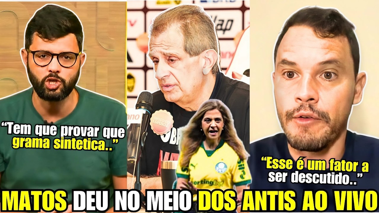 SOBROU NO DEBATE E ESQUENTOU! MATOS BOTOU LAVIERI NO BOLSO AO FALAR DO SINTÉTICO E DO FLAMENGO