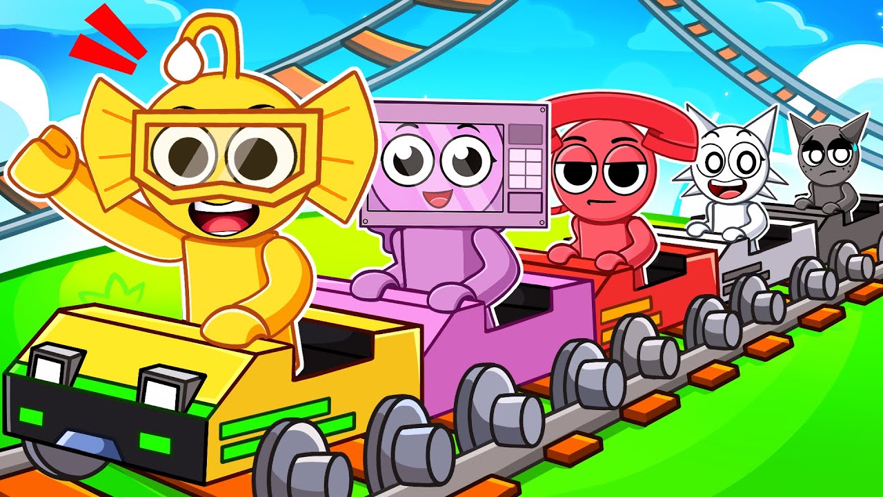 SPRUNKI vs CART RIDES in Roblox!