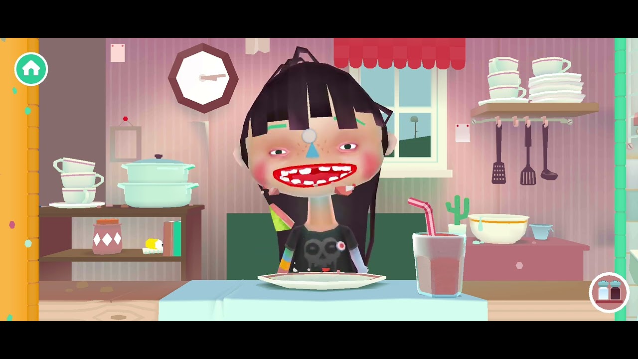 Toca Boca Eats Watermelon