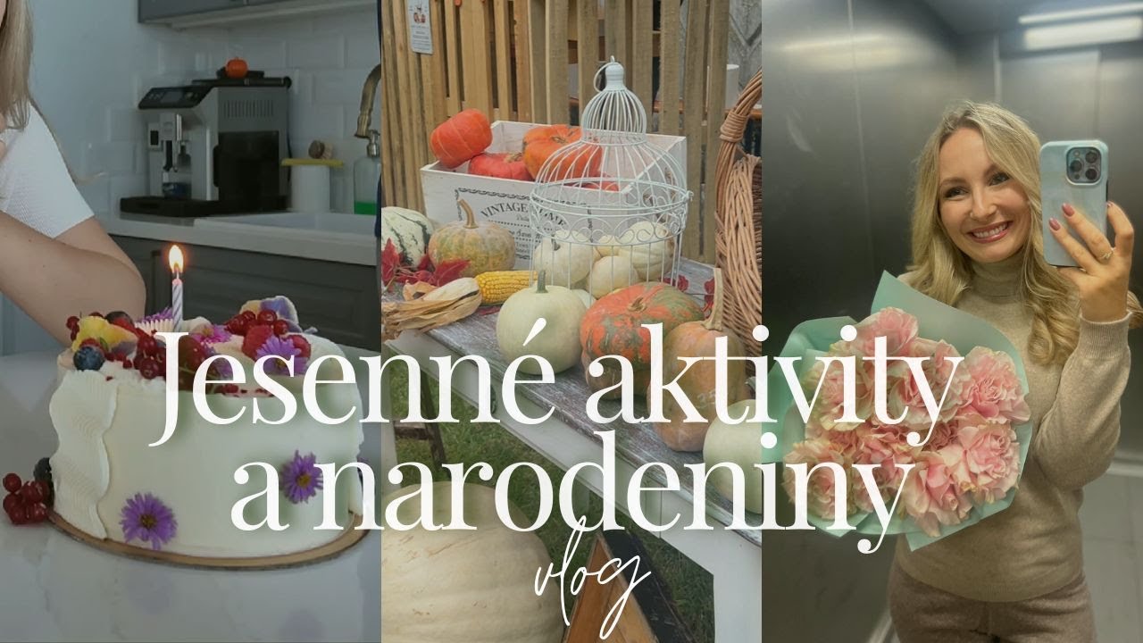 Tekvice, &Scaron;koricov&eacute; Latt&eacute; & Moje Narodeniny | VLOG | PauliBeauty