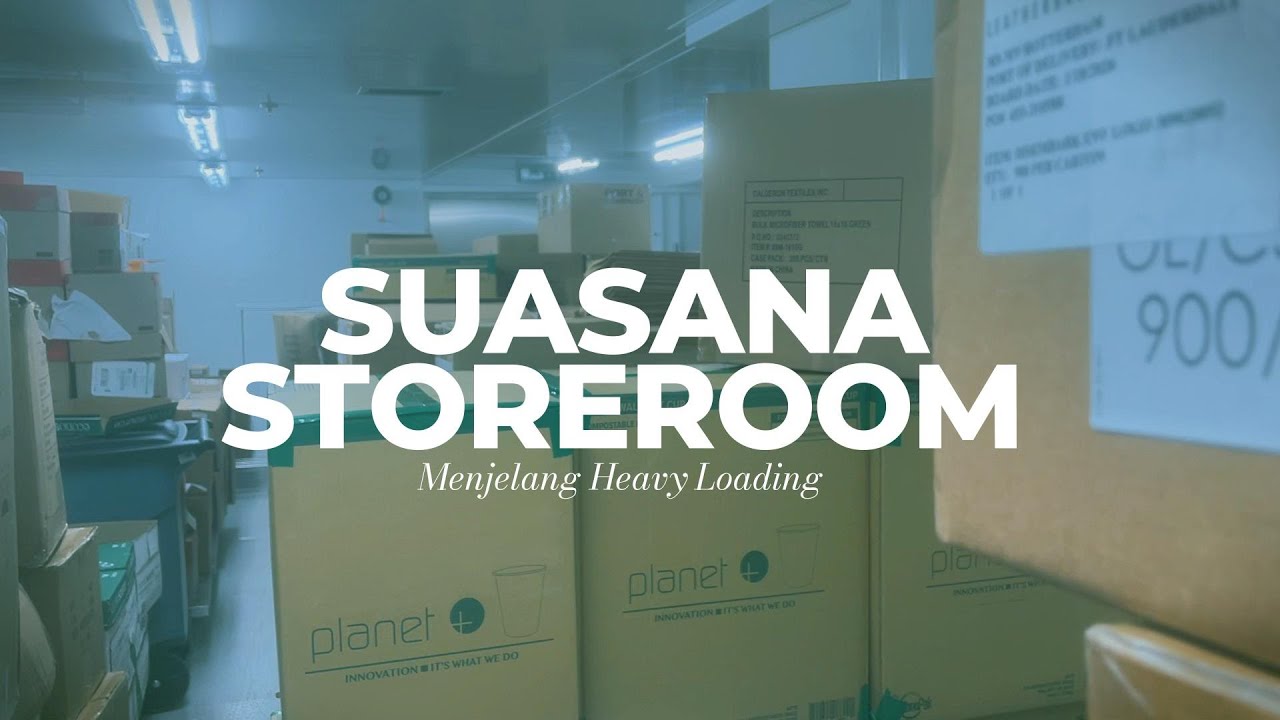 Kita lagi di audit kawan... suasana storeroom menjelang heavy loading