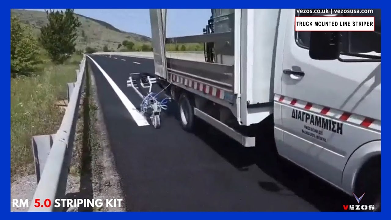 Road Marking Machine | VEZOS RM 5.0 (Truck Mounted Line Striping Kit)