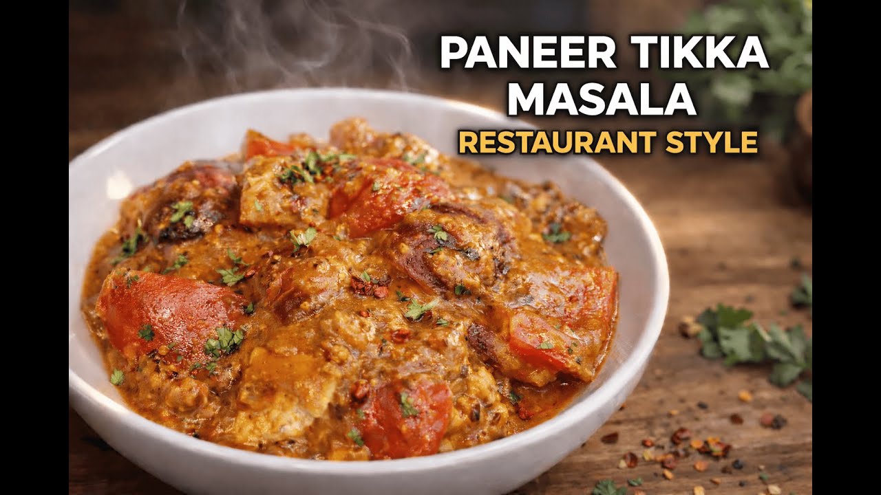 Paneer Tikka Masala Recipe | Restaurant Style |Thick Gravy Secret| At Home #paneertikkamasala #food