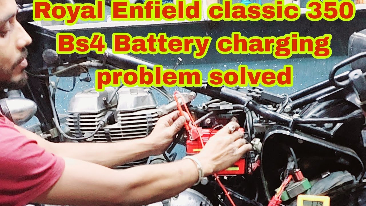Royal Enfield classic 350 bs4 Battery charging problem solved//Pankaj motorcycles//