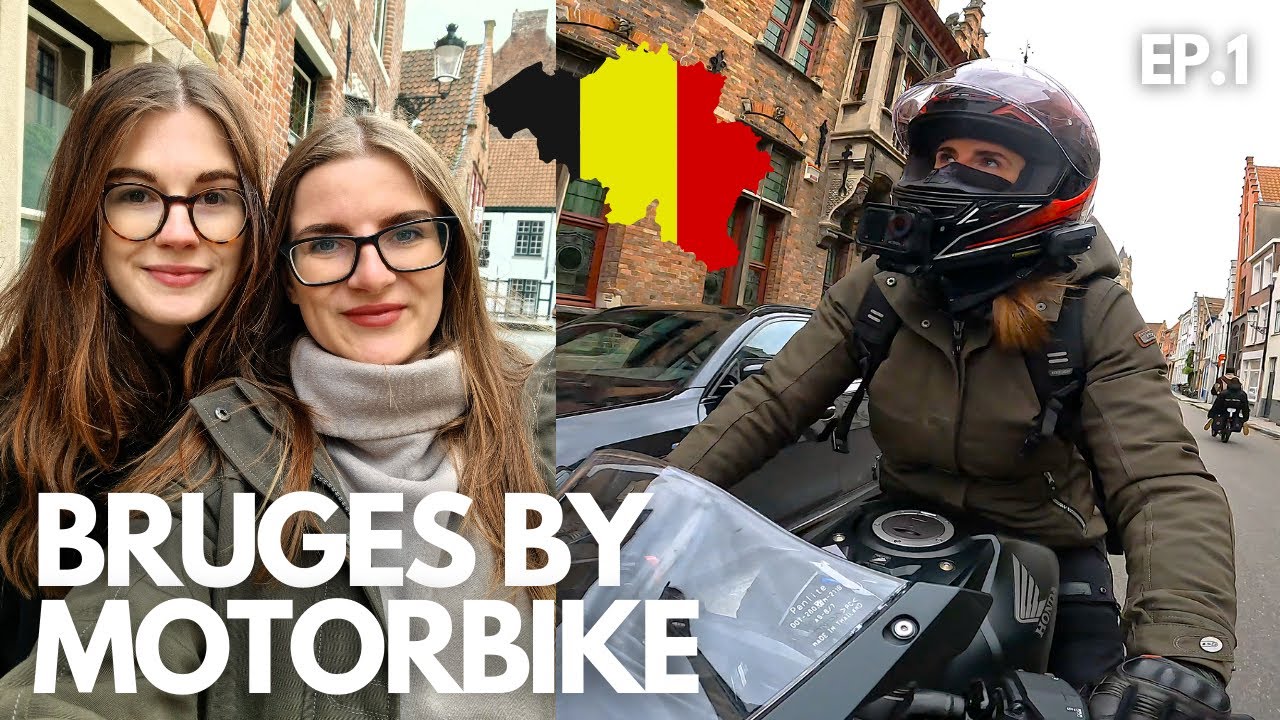 Riding to Bruges, Belgium on a Honda CBR650R E Clutch | A girlie getaway! EP.1