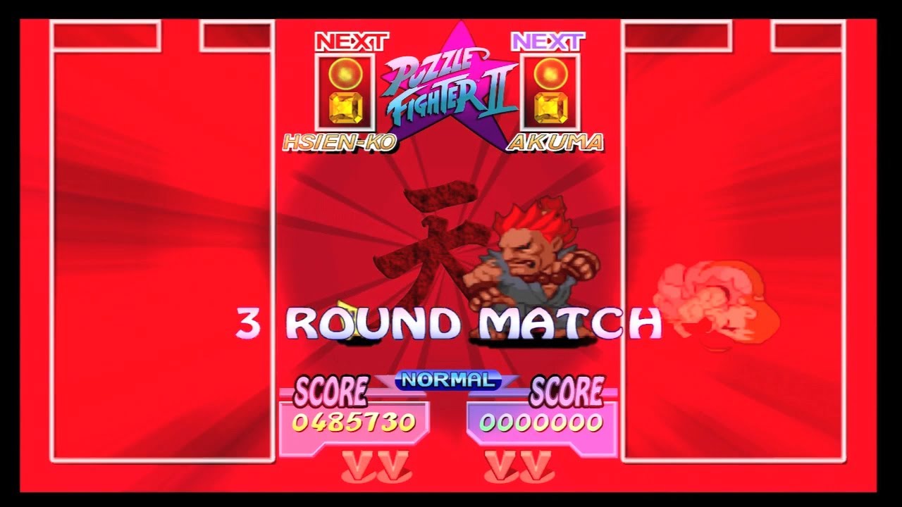 Super Puzzle Fighter II Turbo: HD Remix - Mei-Ling final battle vs Akuma & finale