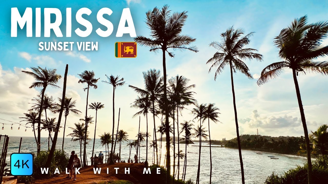 Mirissa - Sri Lanka L K , Coconut Tree Hill , Sunset view