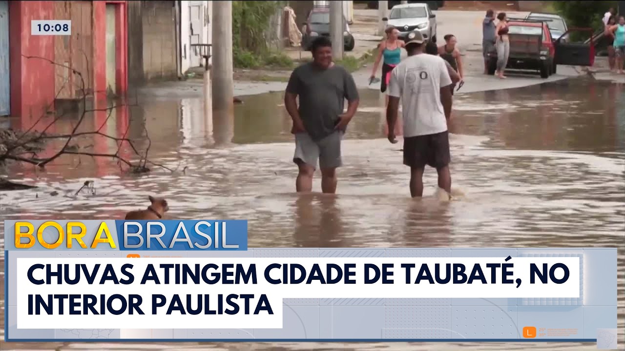 Fortes chuvas destroem casas no interior de SP  | Bora Brasil