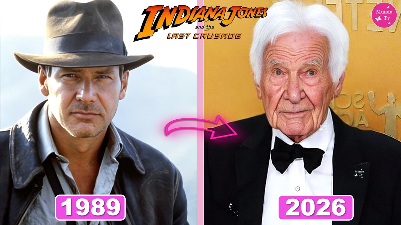 Así lucen HOY los Personajes de Indiana Jones (1989) – Indiana Jones Then and Now 2026