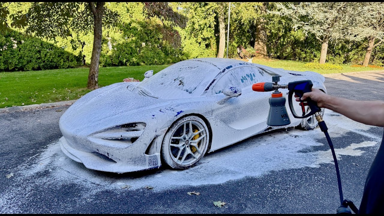 Washing A Supercar | The New Mclaren 750S Spider