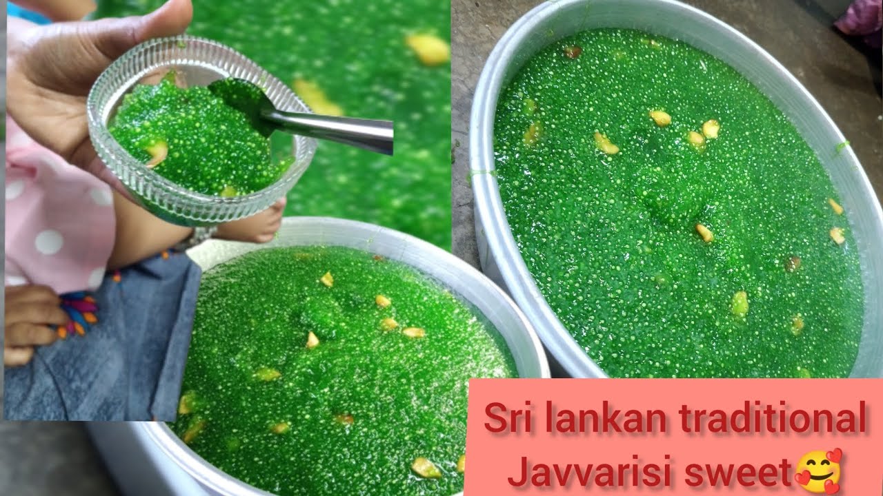 how to make🇱🇰 sri lankan special and traditional javvarisi sweet🥰#sri lankan tamil vlog🥰
