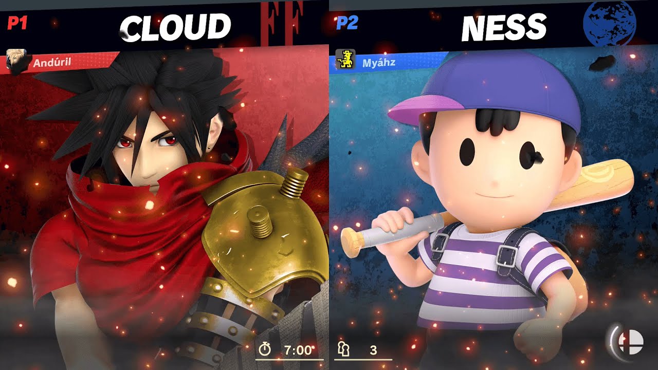 Smash Ultimate Elite Smash: Cruciform (Cloud) vs Marss (Ness)
