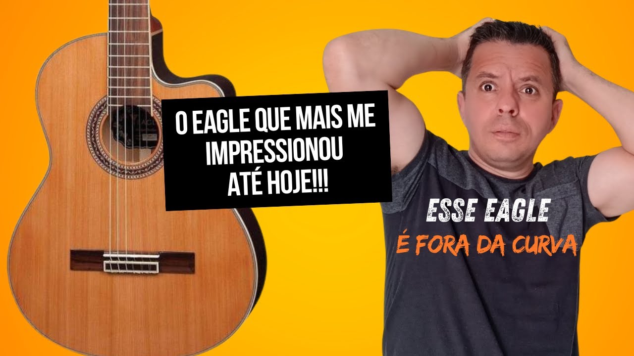 Olha esse Violão Eagle 😲 O TOP DE LINHA DA MARCA 👉 Eagle Master Séries EMN 860 CNT