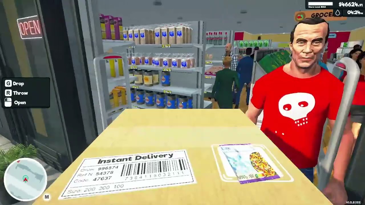 【Supermarket Simulator】スーパーの民.day459