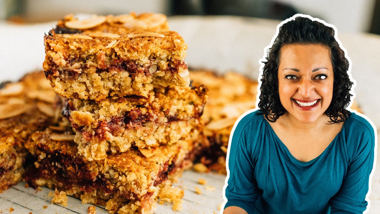 Cherry Bakewell Flapjack | The Oat Bars Twist on a Bakewell Tart