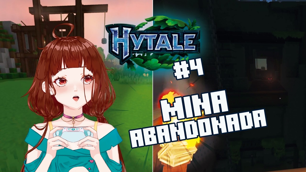 Entrei Na Mina Abandonada E Não Estava Sozinha | Hytale #4 | Março Hardcore