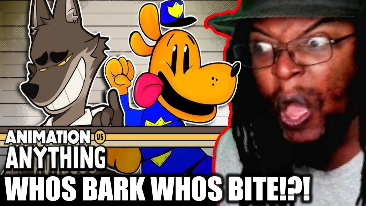Mr. Wolf vs Dog Man - Rap Battle! (ANIMATION VS ANYTHING: CH. III) Eddiefrb / DB Reaction