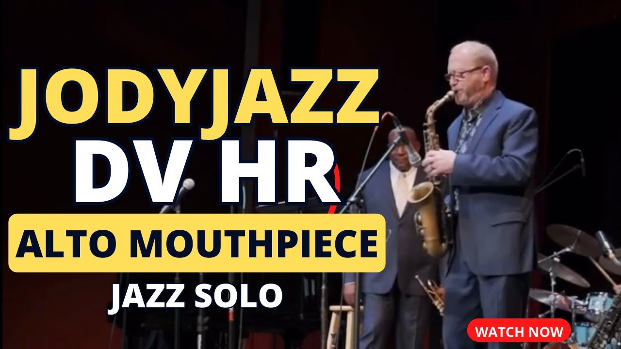 Jody Espina playing the JodyJazz DV HR Alto Saxophone Mouthpiece