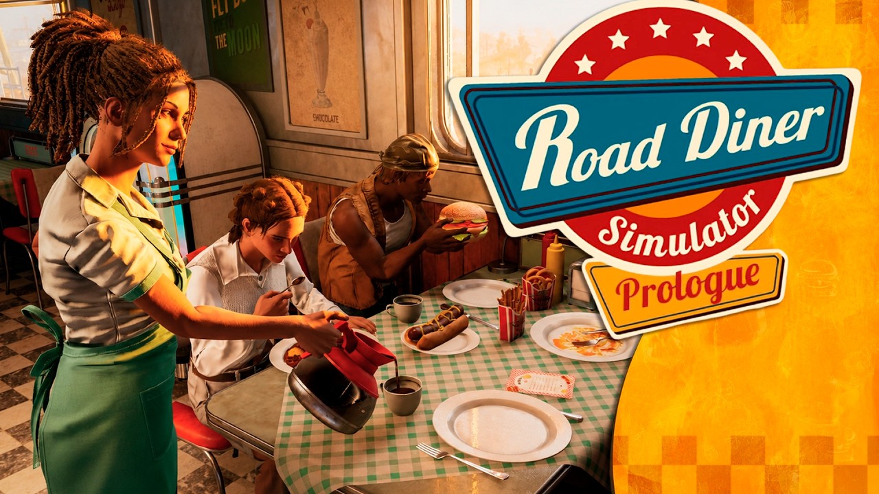 🍔COOKING BURGERS AND SQUASHING COCKROACHES | Road Diner Simulator: Prologue