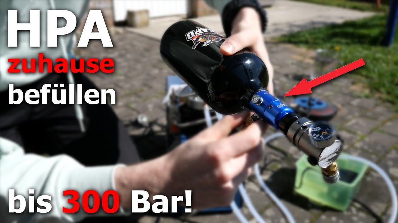 So befüllt ihr eure HPA-Flaschen zuhause! - VEVOR Kompressor im Test