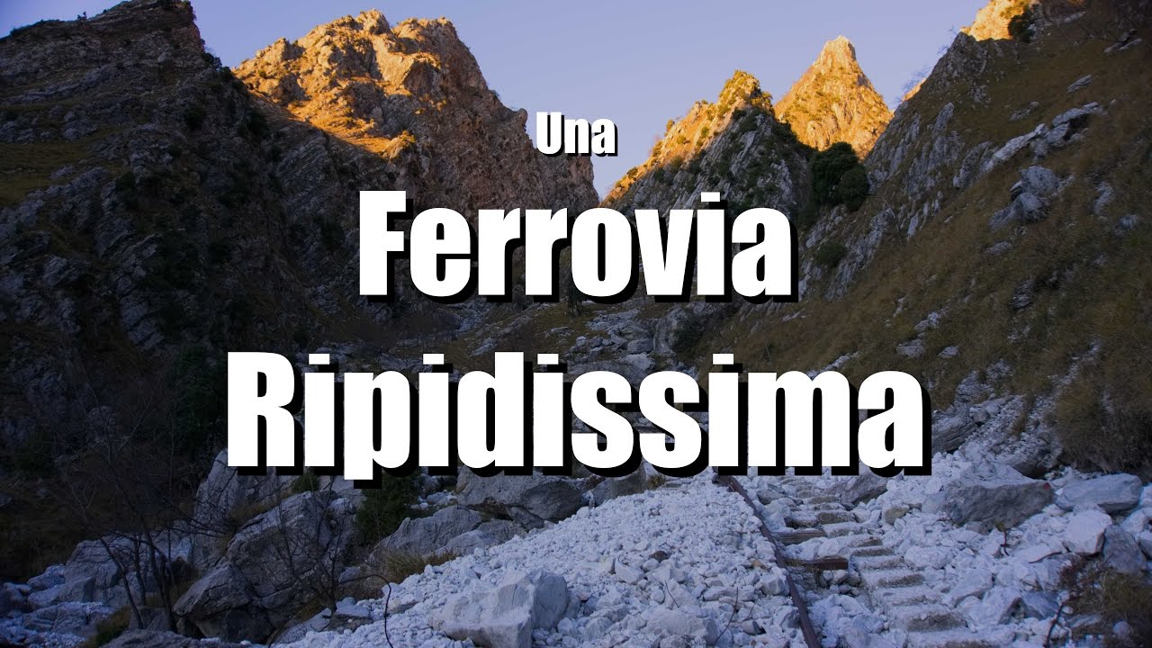 Una ferrovia ripidissima | La MONOROTAIA Denham | Alpi Apuane
