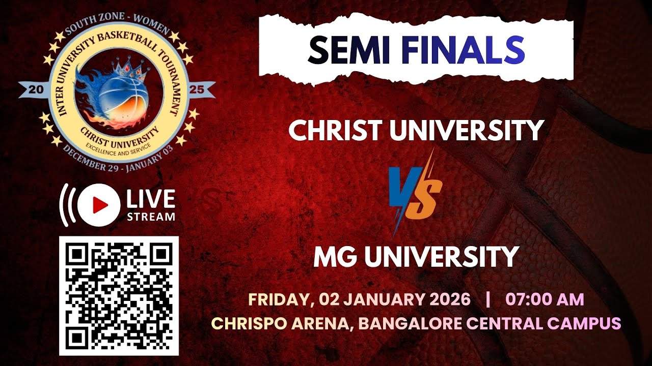 MG University V/S Christ University | South Zone Inter-University Women's Basketball Tournament 25
