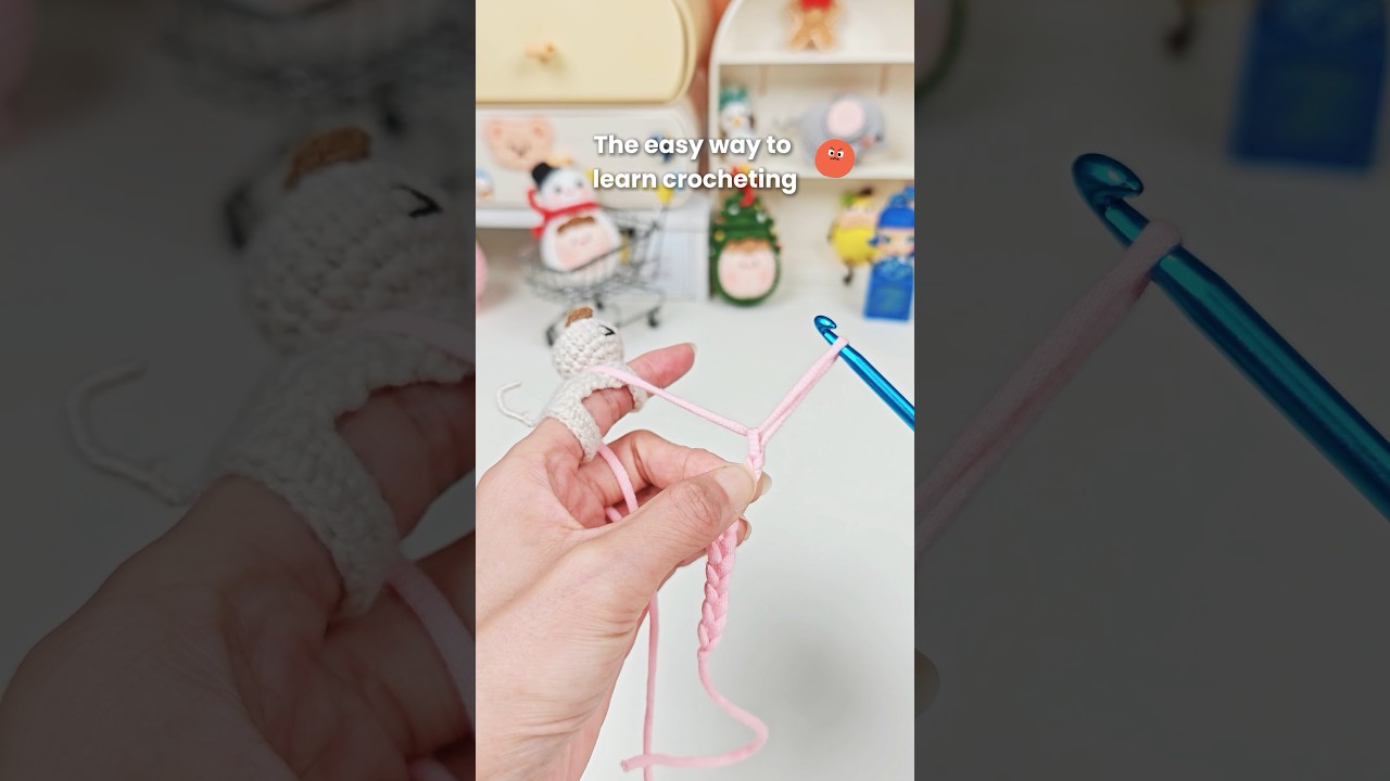 The Easy Way to Learn Crocheting🙌 | Step-by-step Tutorial |Beginners Friendly💕