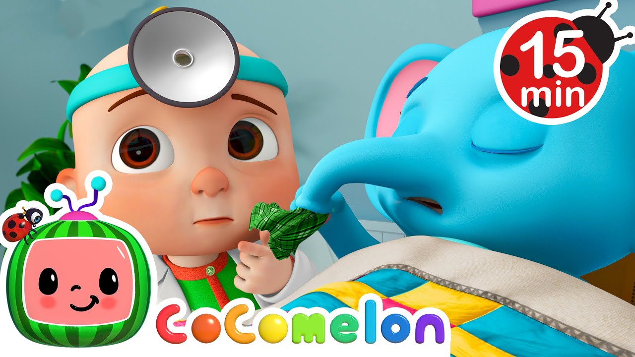 Emmy's Sick Song + MORE CoComelon JJ's Animal Time Kids Songs | Animal Songs for Babies