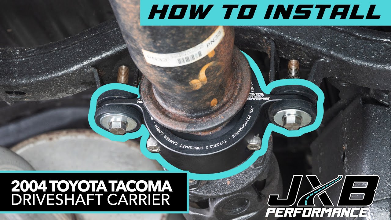 Toyota Tacoma Driveshaft Carrier Install DIY | JXB Performance (TYT03A0)