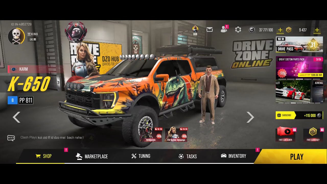 Drive Zone Online - Bronze crate opening for Saurer.