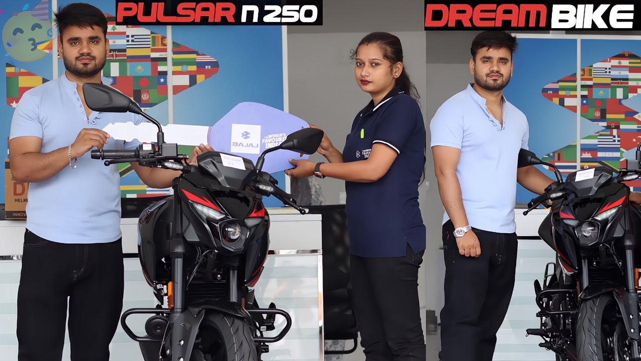 Taking Delivery Of My New Bajaj Pulsar N 250 || One More Dream Complete ✅ || Pulsar N 250 🔥