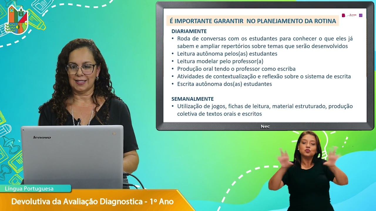 Devolutiva da Avaliação Diagnóstica 2026 - 1º ANO (Língua Portuguesa & Matemática)